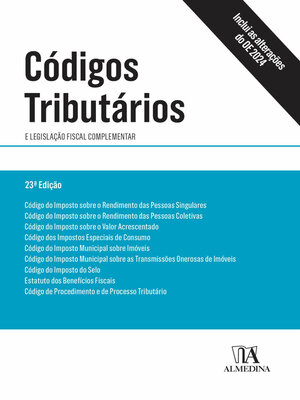 cover image of Códigos Tributários e Legislação Fiscal Complementar--Edição de Bolso--23ª Edição